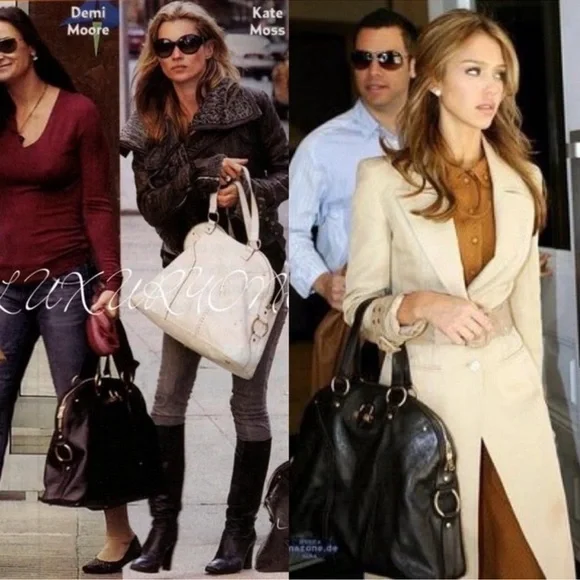 YSL Authentic Vintage Muse Large Leather Bag. MA100